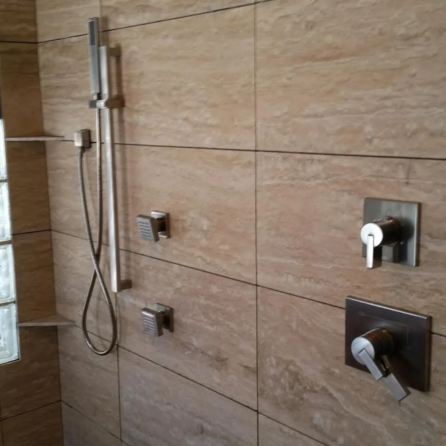 Shower fixture installation for Frozen Pipe Repair in New Franklin